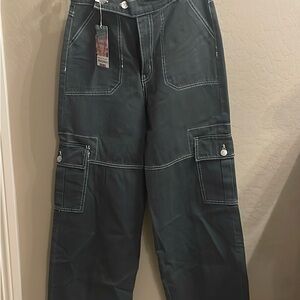 Revice Aviator Cargo Pants Army Green Size 27